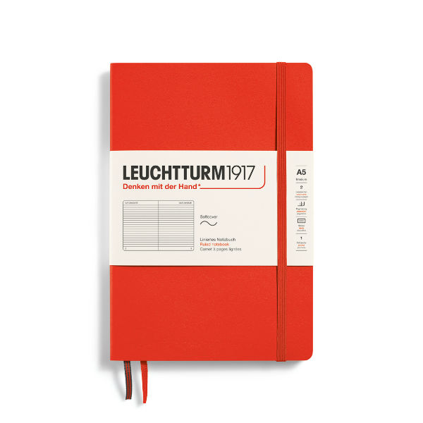 Image de  Carnet Leuchtturm souple A5 ligné lobster 