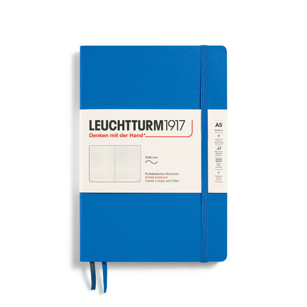 Image de  Carnet Leuchtturm souple A5 pointillés sky 
