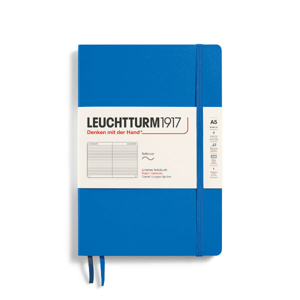 Image de  Carnet Leuchtturm souple A5 ligné sky 