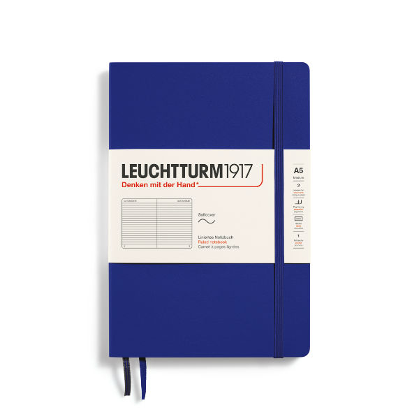 Image de  Carnet Leuchtturm souple A5 ligné ink 