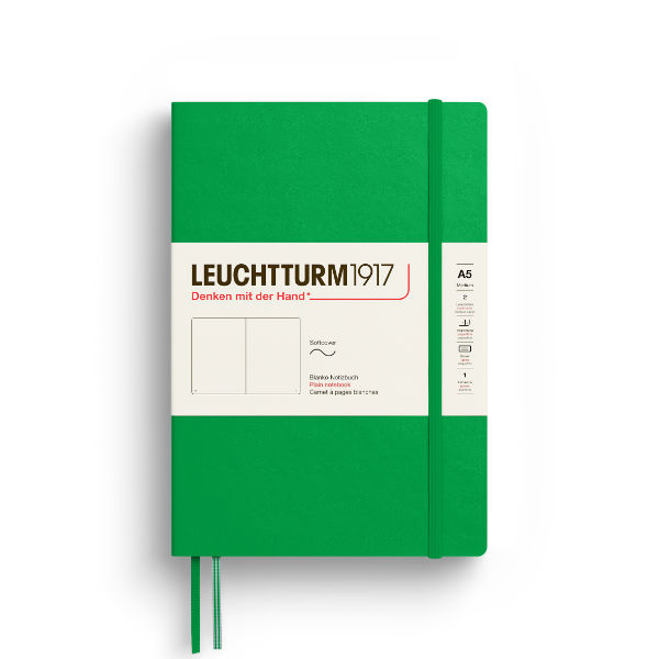 Image de  Carnet Leuchtturm souple A5 uni spring leaf 