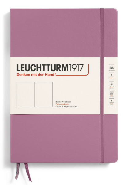 Image de  Carnet leuchtturm b5 uni dusty rose 