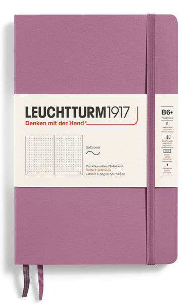 Image de  Carnet Leuchtturm souple B6+ pointillés dusty rose 