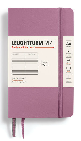 Image de  Carnet Leuchtturm souple A6 ligné dusty rose 