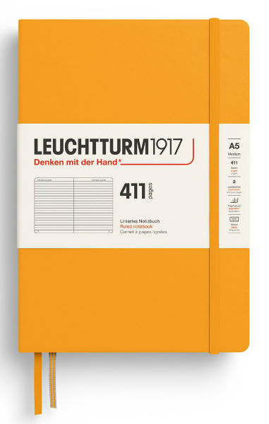 Image de  Carnet leuchtturm 411 a5 lignÉ rising sun 
