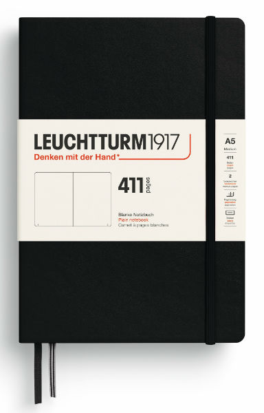 Image de  Carnet Leuchtturm 411 A5 uni noir 