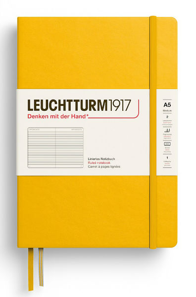 Image de  Carnet Leuchtturm rigide A5 ligné sunflower 