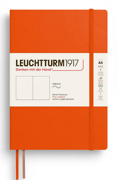 Image de  Carnet Leuchtturm souple A5 uni pumpkin 