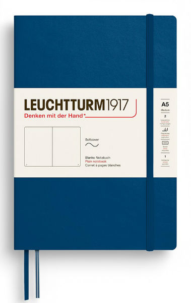 Image de  Carnet Leuchtturm souple A5 uni indigo 