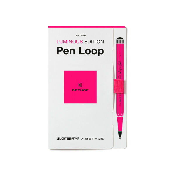 Image de  Passant pour stylo Leuchtturm Pen Loop Luminous néon rose 