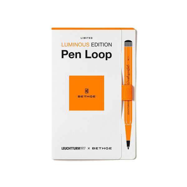 Image de  Passant pour stylo Leuchtturm Pen Loop Luminous néon orange 