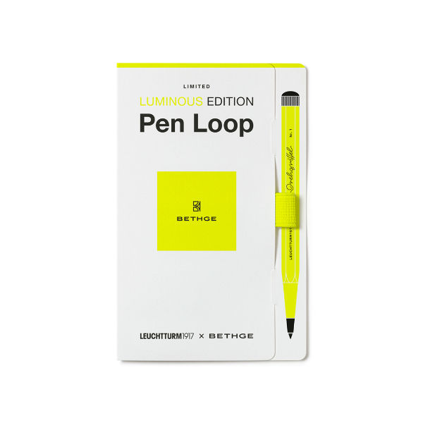 Image de  Passant pour stylo Leuchtturm Pen Loop Luminous néon jaune 