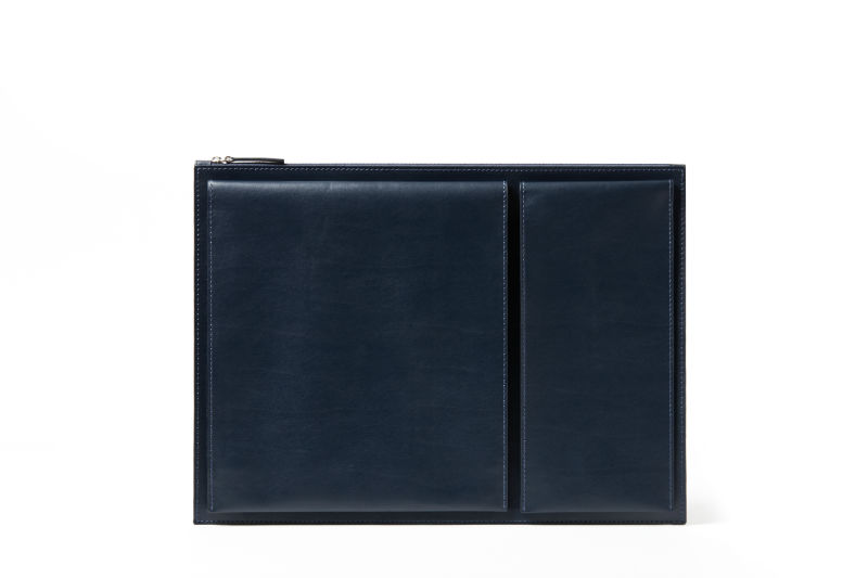 Image de  Pochette de voyage flat 14 bleu foncé 