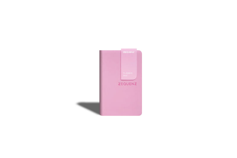 Ref. LMG360TCJA7LLR, Carnet A7 Zequenz classic 360° ligné lilas, Violet, marque ZEQUENZ