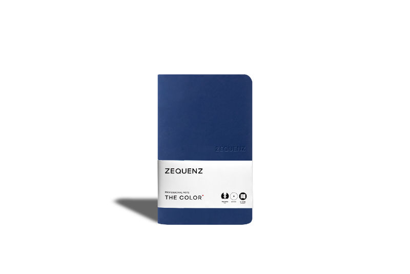 Image de  Carnet Zequenz Professional Note ligné bleu foncé 