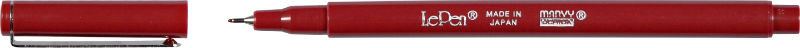 Ref. LMG4300S28, Feutre fin Le Pen bourgogne, Rouge, marque MARVY UCHILDA