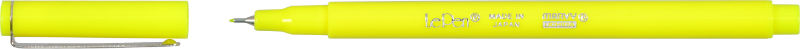 Ref. LMG4300SF5, Feutre fin Le Pen jaune fluo, Jaune, marque MARVY UCHILDA