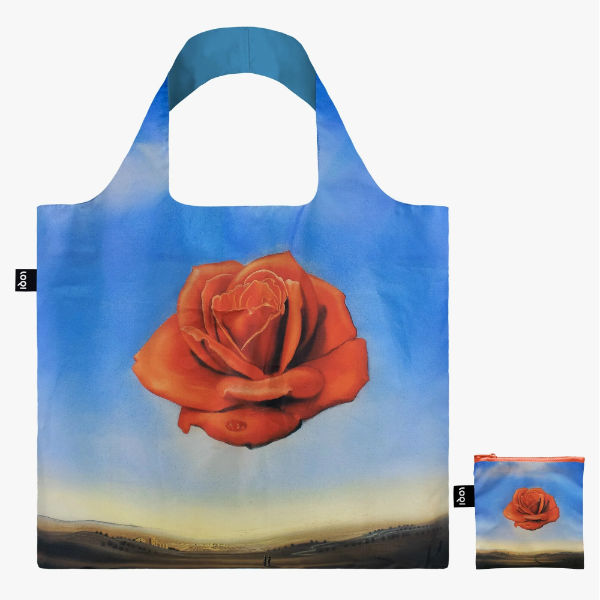 Image de  Sac de courses pliable Dali méditative rose 