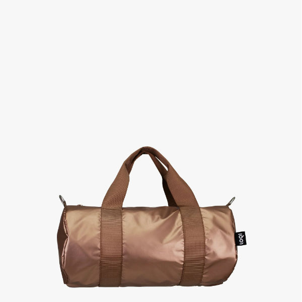 Image de  Sac polochon pliable métallisé rose gold 