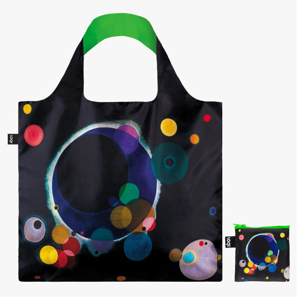 Image de  Sac de courses pliable Wassily Kandinsky cercle 