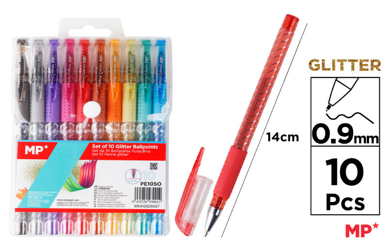 Image de  Poch 10 stylos paillettes 