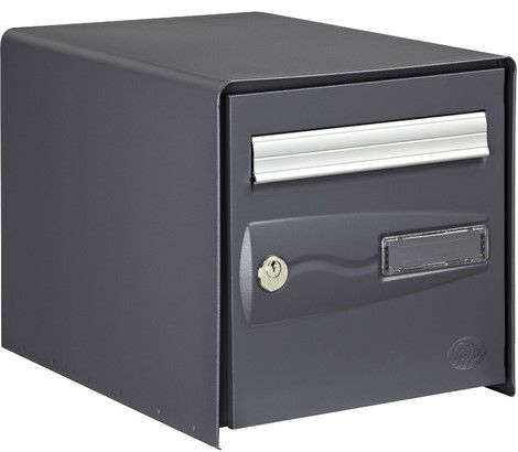 Image de  Boites aux lettres gris fonce  l 30xh30xp410mm 