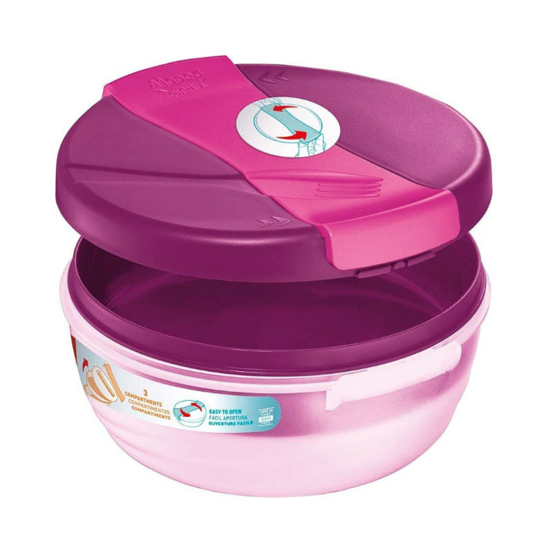 Image de  Bol à déjeuner 1,4 L  Maped Picnik Rose 