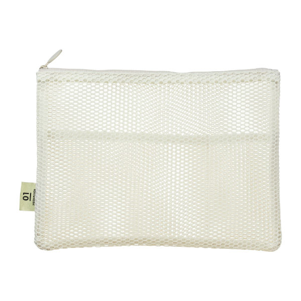 Image de  Pochette flat pouch A5 Mesh ivoire 