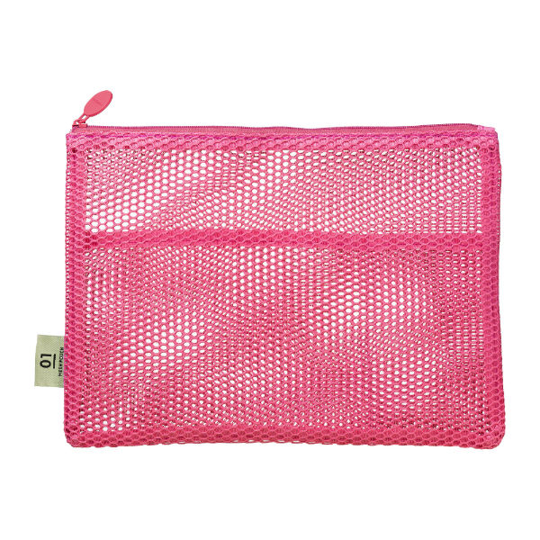 Image de  Pochette flat pouch A5 Mesh rose 