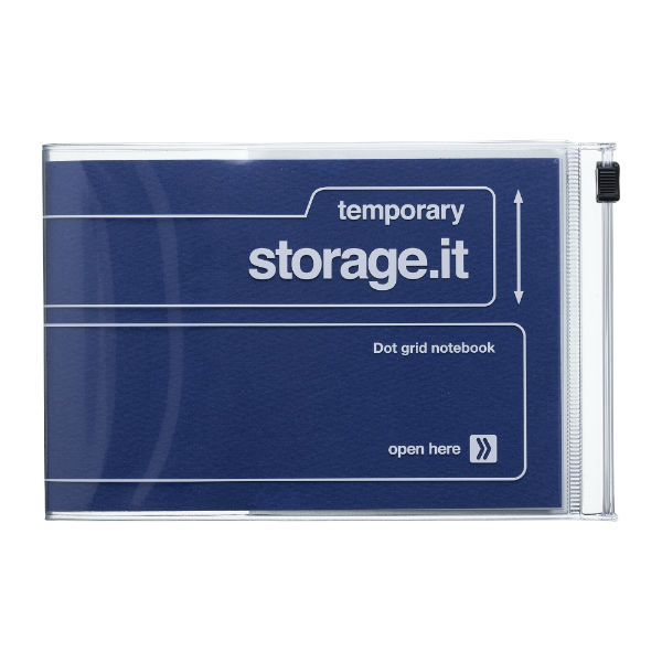 Image de  Notebook desk a6 storage it bleu marine 