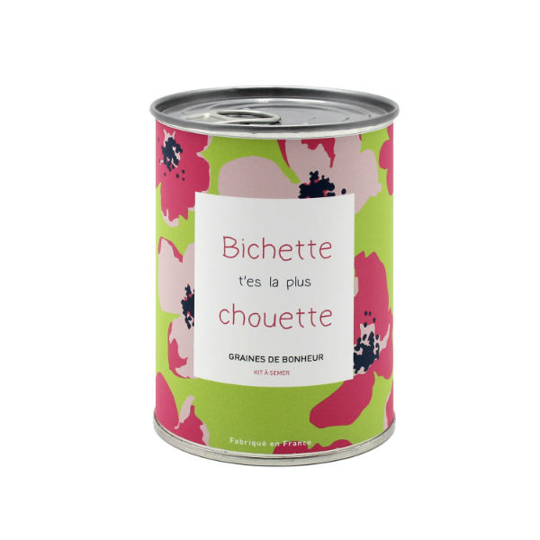 Ref. MAUNFAMBICHETTE, Kit à semer Bichette t'es la plus chouette, marque MAUVAISES GRAINES