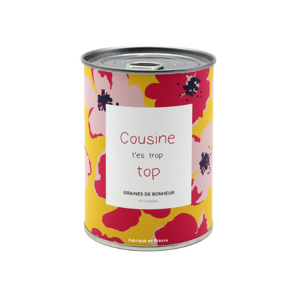 Image de  Kit à semer Cousine t'es top 