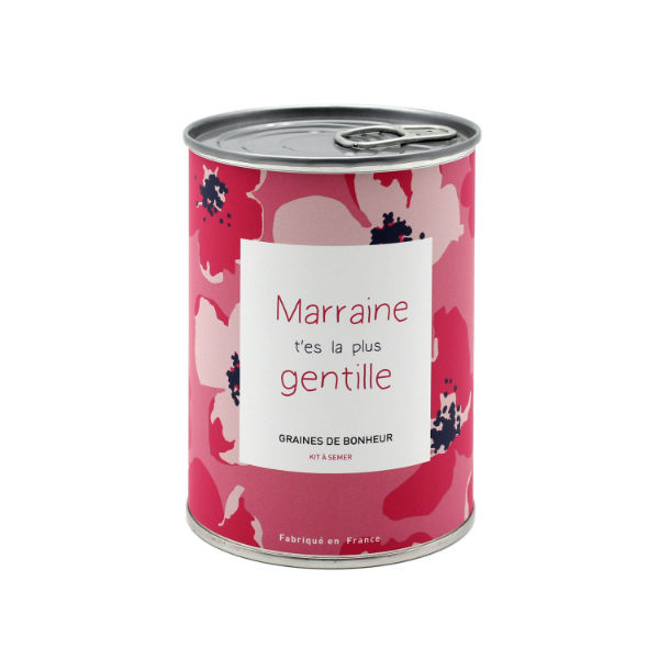 Image de  Kit à semer Marraine t'es la plus gentille 