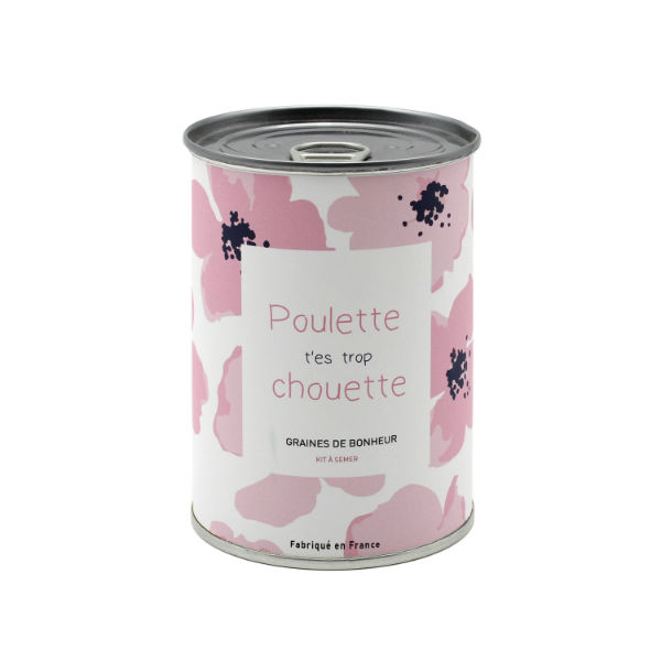 Image de  Kit à semer Poulette t'es la plus chouette 