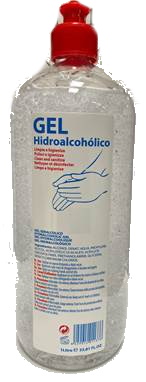 Image de  Gel hydroalcoolique 63% d'alcool clapet 1000ml 