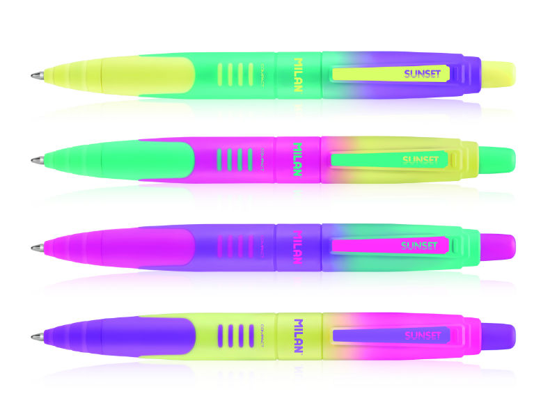 Image de  Stylo bille compact sunset 