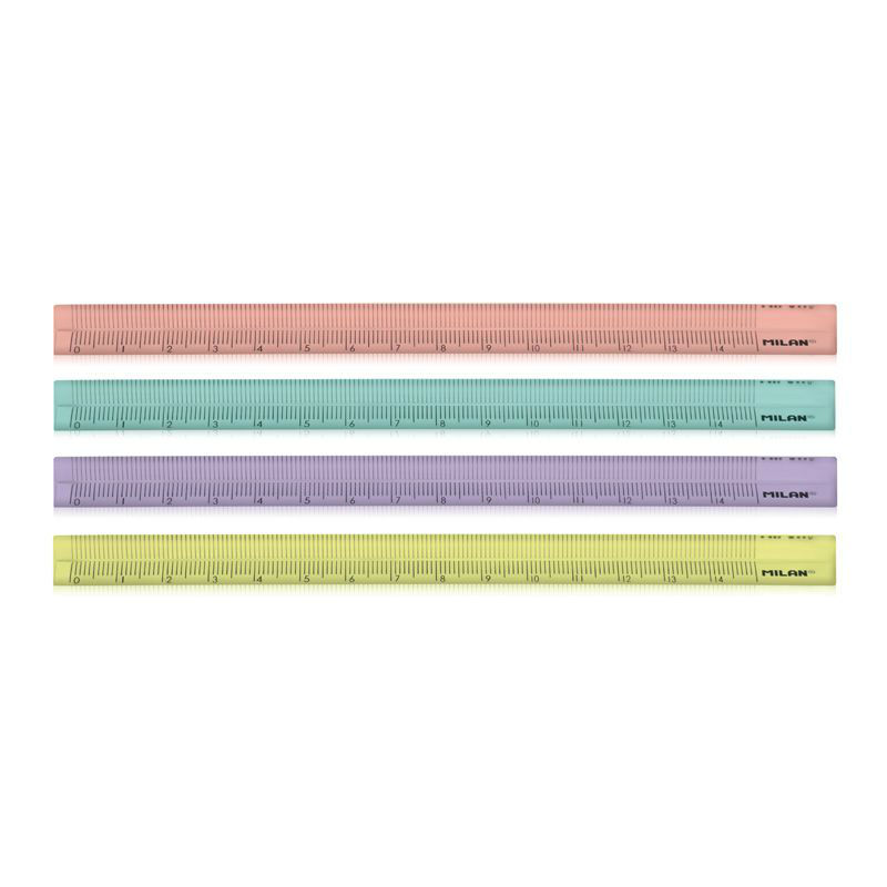 Image de  Règle traingulaire 15cm look 