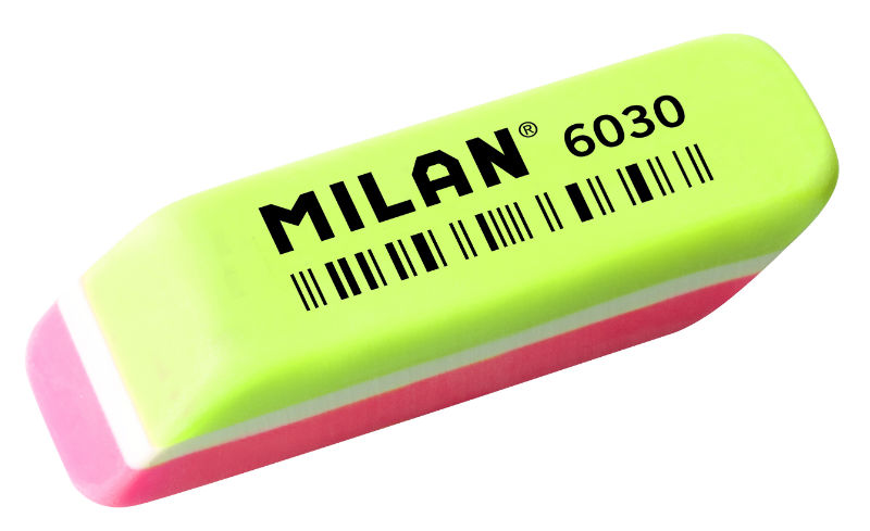 Image de  Gomme plastique triplex couleurs ass 