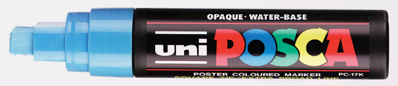Image de  Marqueur Posca pointe extra large bleu clair 