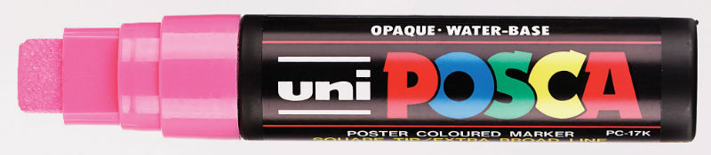 Image de  Marqueur Posca pointe extra large rose 