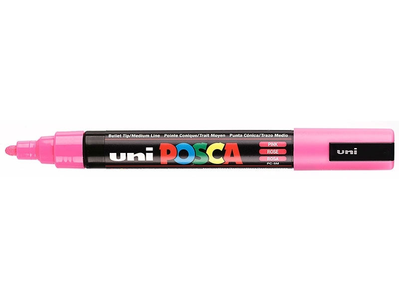 Image de  Marqueur Posca pointe fine rose 