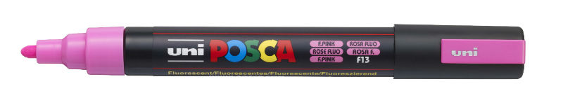 Image de  Marqueur Posca pointe moyenne rose fluo 