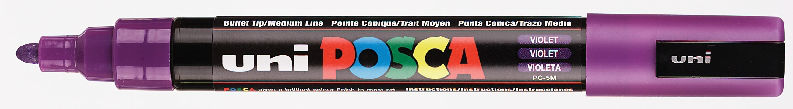 Image de  Marqueur Posca pointe moyenne violet 
