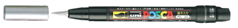 Image de  Marqueur Posca pinceau argent 