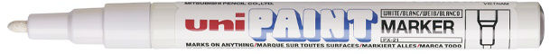 Image de  Uni-paint marker marqueur pointe conique fine   bl 