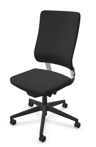 Image de  Siège Drumback NPR coque télégris, tissu noir 