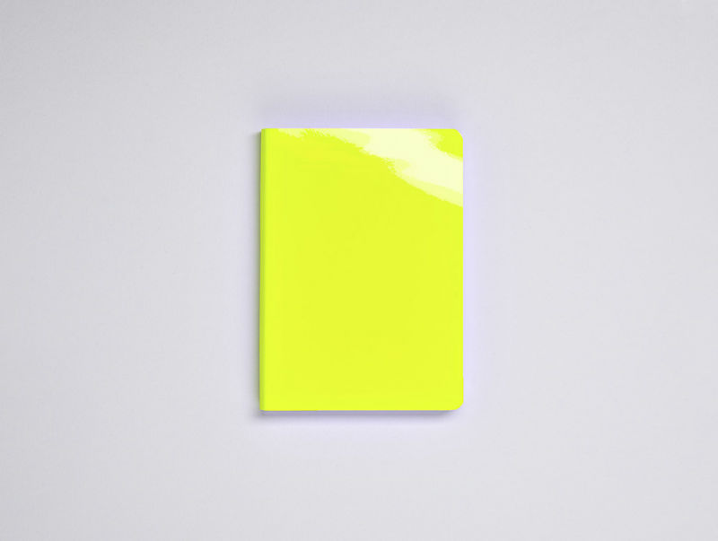 Image de  Carnet souple Candy S pointillés jaune fluo 