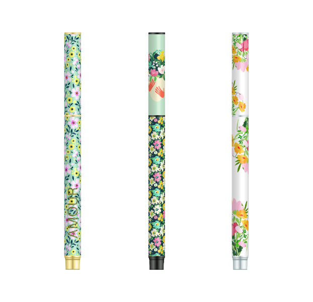 Image de  Stylo roller Floraison 