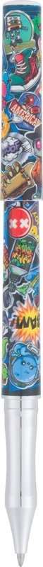 Image de  Stylo roller gomme Geek Patch - Modèles aléatoires 