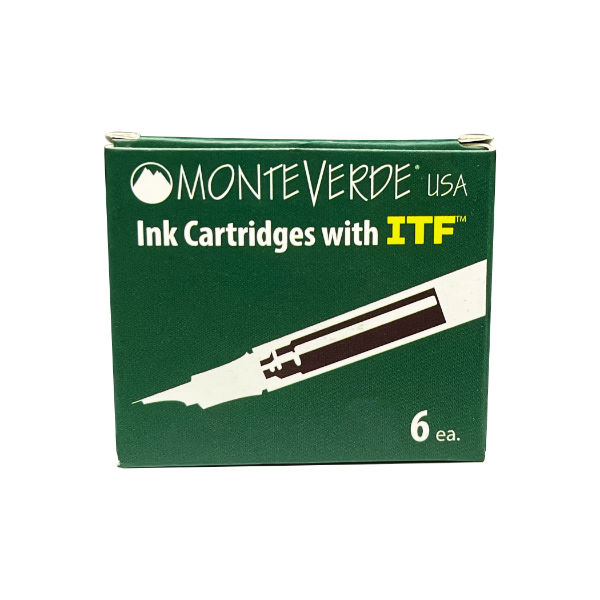 Image de  Boîte de 6 cartouches Monteverde vert 